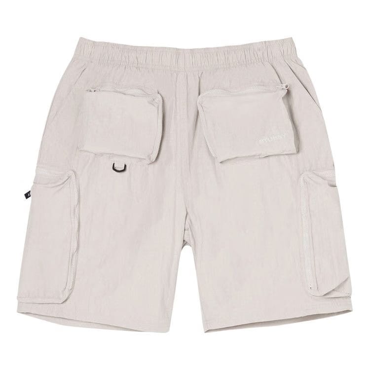 Stussy Nylon Approach Shorts Stone Grey