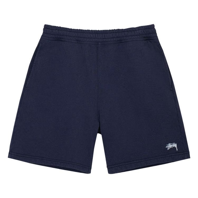 Stussy Overdyed Stock Logo Shorts Navy
