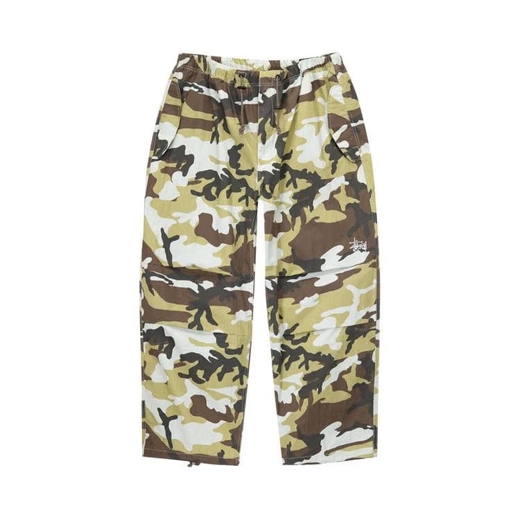 Stussy Nyco Printed Over Trousers Brown Camo