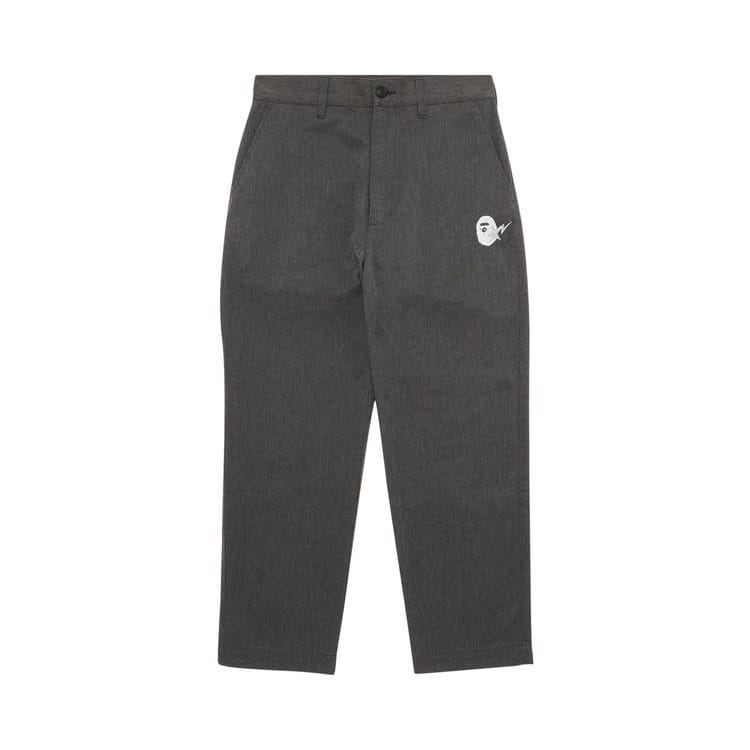 GOAT Exclusive BAPE Chino Melange Pants Charcoal