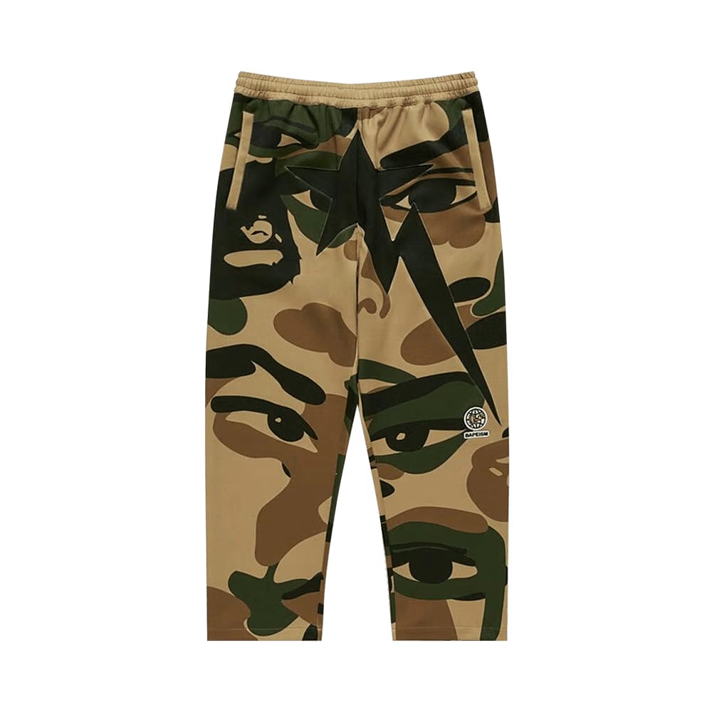 BAPE x KidSuper Patchwork Trackpants Green