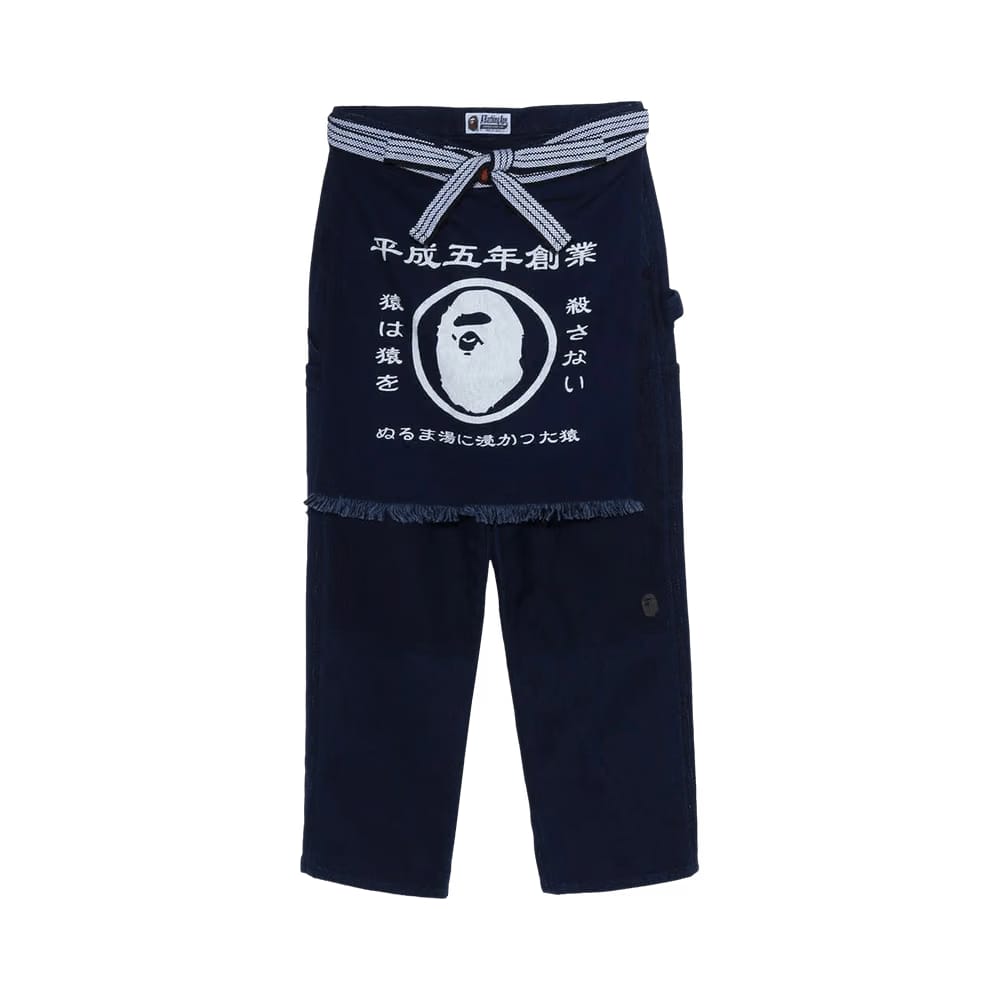 BAPE Sashiko Painter Pants Indigo
