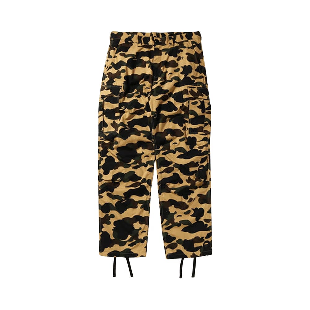 BAPE 1st Camo Cargo Pants Yellow