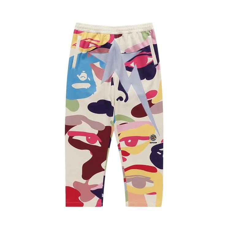 BAPE x KidSuper Patchwork Trackpants Multicolor