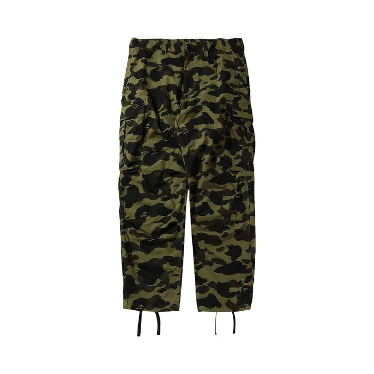 BAPE 1st Camo Cargo Pants Green