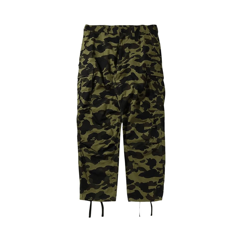 BAPE 1st Camo Cargo Pants Green
