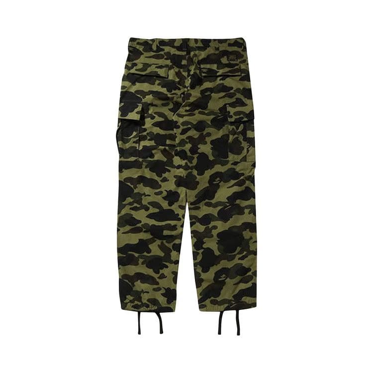 BAPE 1st Camo Cargo Pants Green