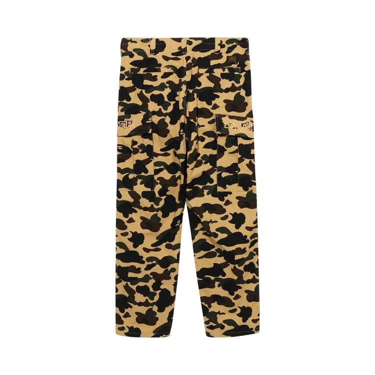 BAPE 1st Camo 6 Pocket Pants Yellow