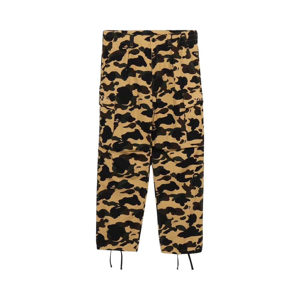 BAPE 1st Camo 6 Pocket Pants Yellow