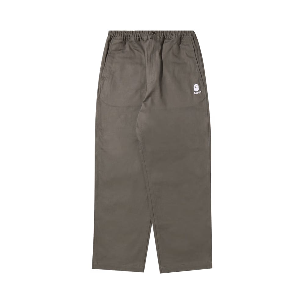 BAPE Loose Fit Chino Pants Grey