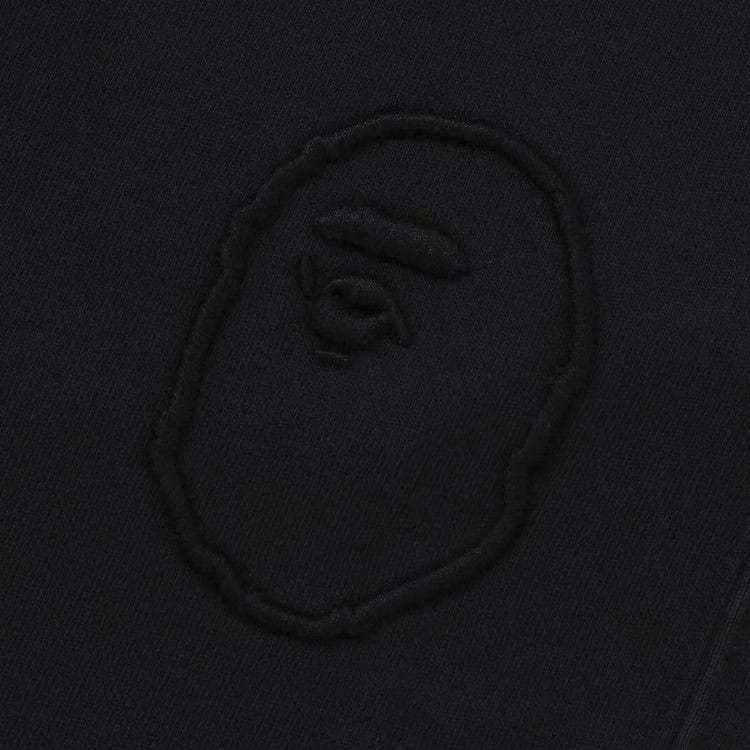 BAPE Garment Dye Oversized Fit Sweatpants Black