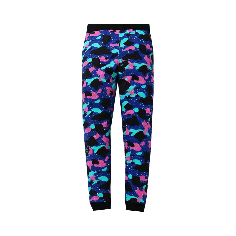 BAPE x Kid Cudi Camo Slim Sweatpants Navy