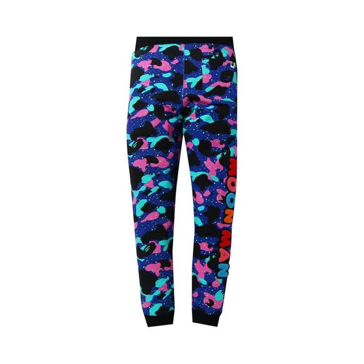 BAPE x Kid Cudi Camo Slim Sweatpants Navy