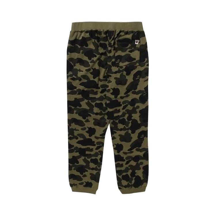 BAPE 1st Camo Sweatpants Green