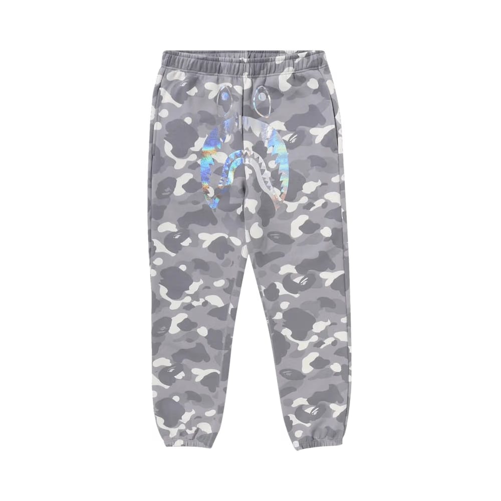 BAPE City Camo Shark Sweat Pants Grey