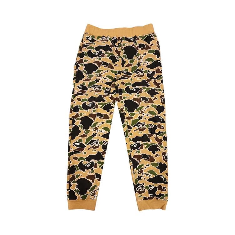 BAPE Sta Camo Sweat Pants Yellow