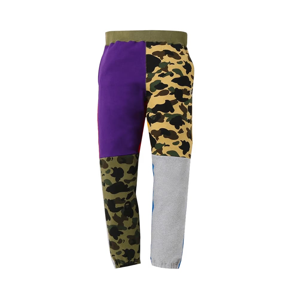 BAPE 1st Camo Crazy Sweatpants Multicolor