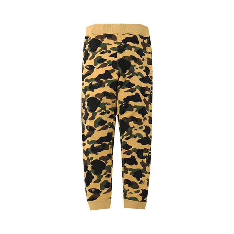 BAPE 1st Camo Slim Sweatpants Yellow