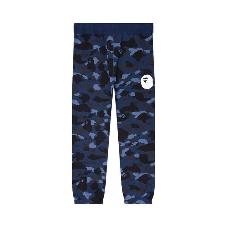 BAPE Color Camo Wide Fit Sweat Pants Navy
