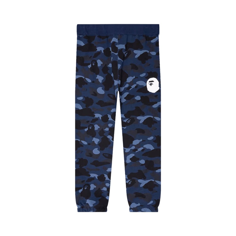 BAPE Color Camo Wide Fit Sweat Pants Navy