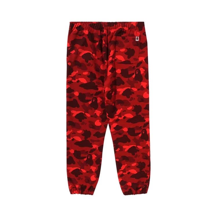 BAPE Color Camo Sweatpants Red