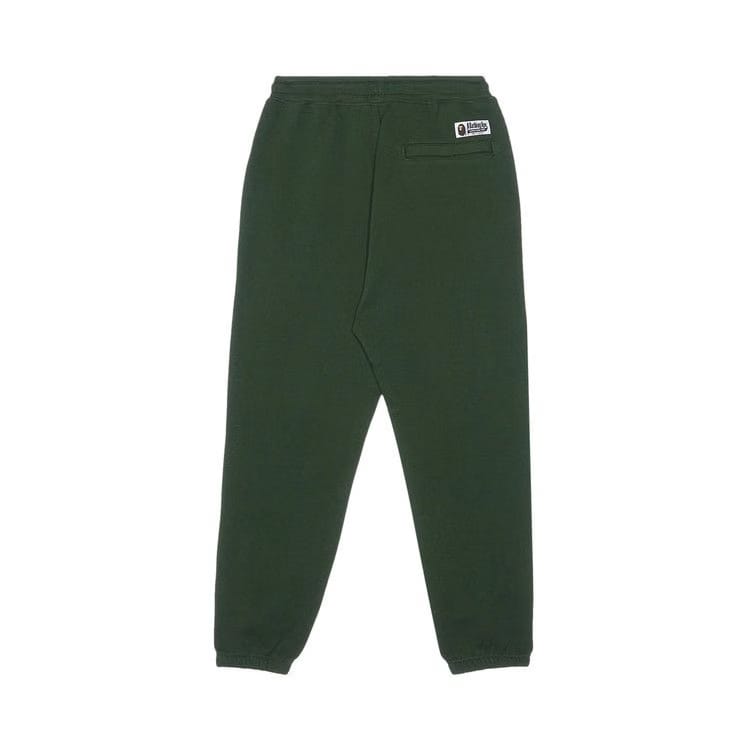 BAPE College Badges Sweatpants Green