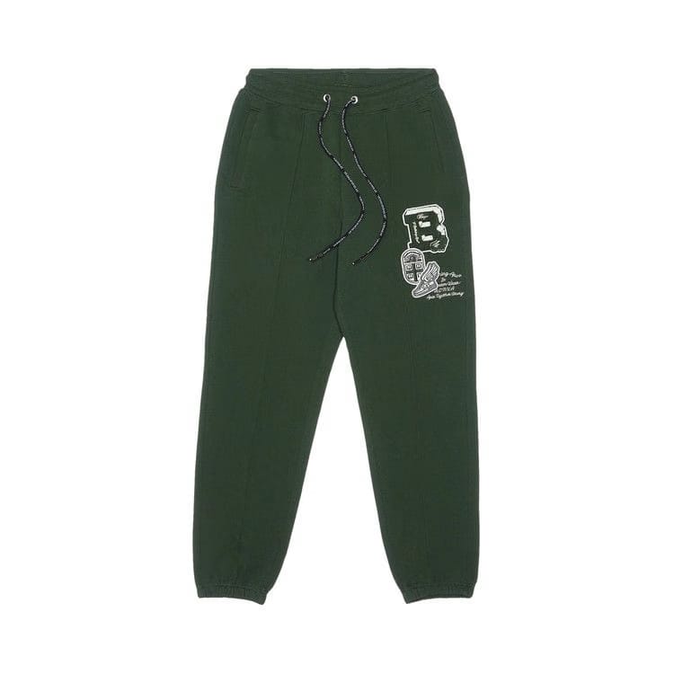 BAPE College Badges Sweatpants Green