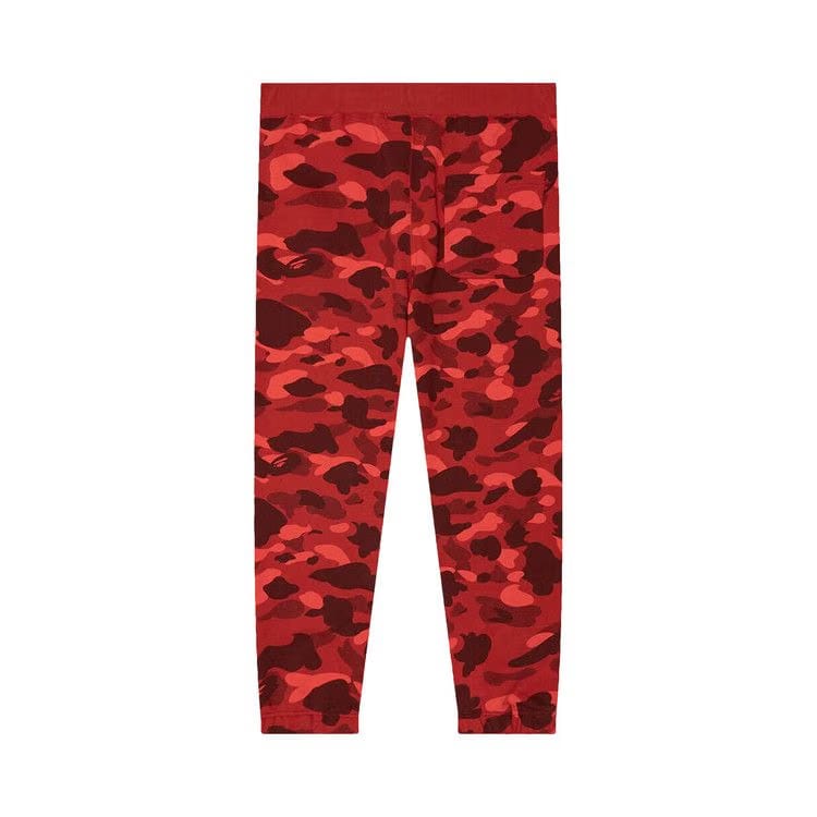 BAPE Color Camo Wide Fit Sweat Pants Red