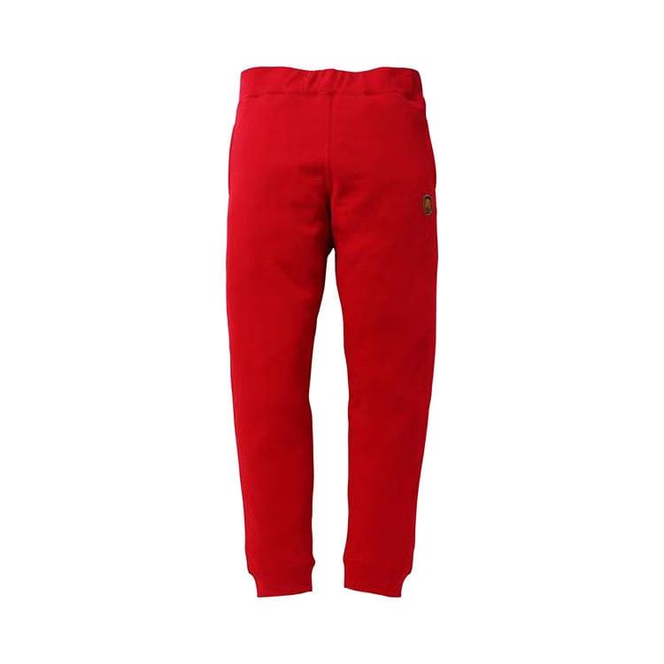 BAPE x Kid Cudi Slim Sweat Pants Red