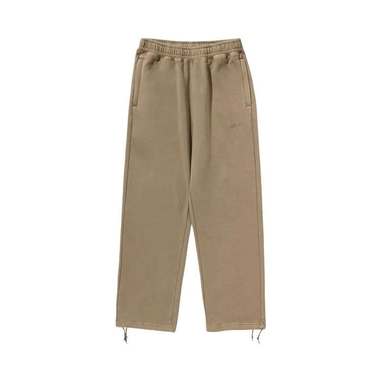 BAPE Bathing Ape Logo Relaxed Fit Sweatpants Beige