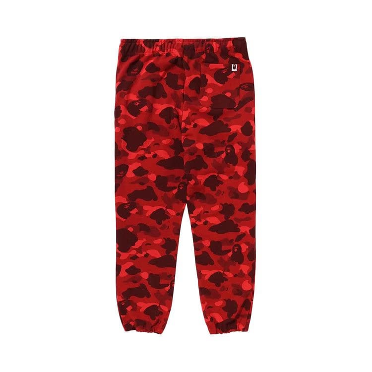 BAPE Color Camo Shark Sweatpants Red