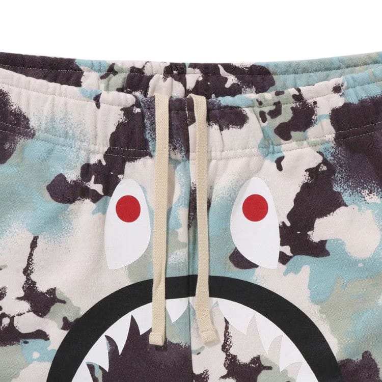 BAPE Map Camo Regular Fit Shark Sweatshorts Multicolor