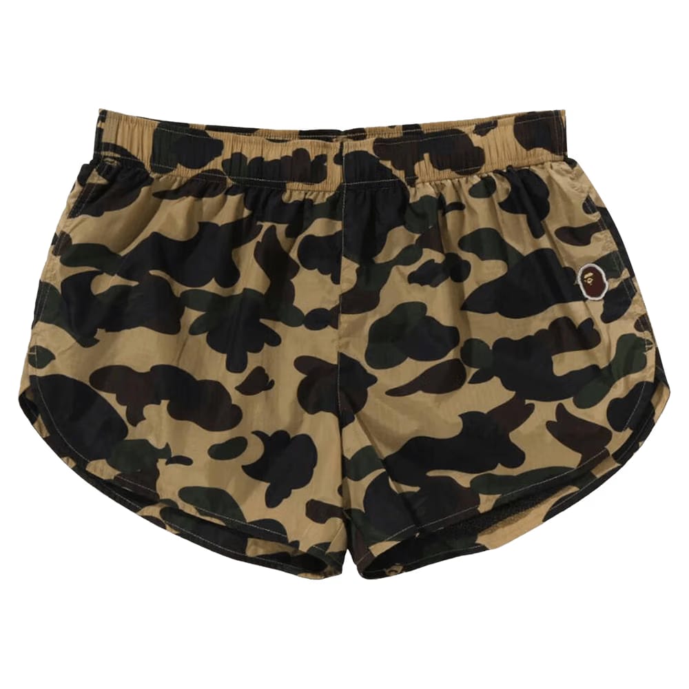 BAPE 1st Camo Shorts Yellow