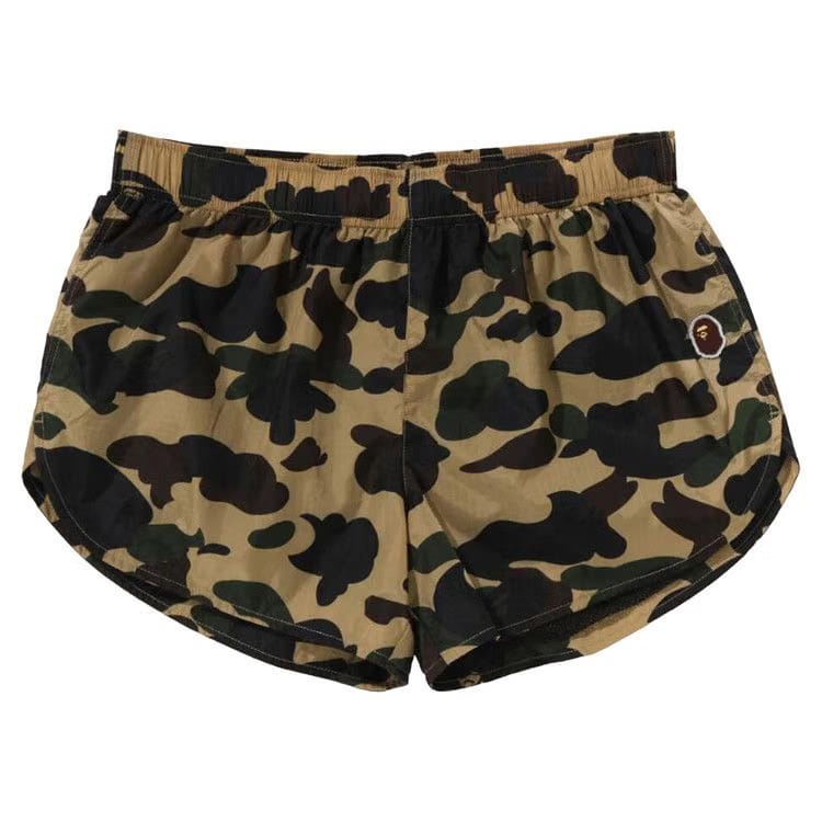 BAPE 1st Camo Shorts Yellow