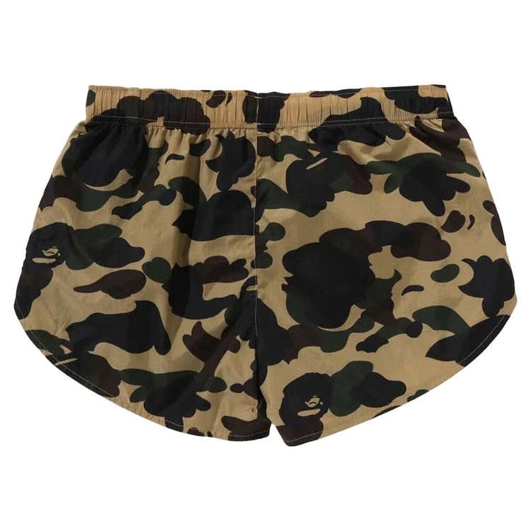 BAPE 1st Camo Shorts Yellow