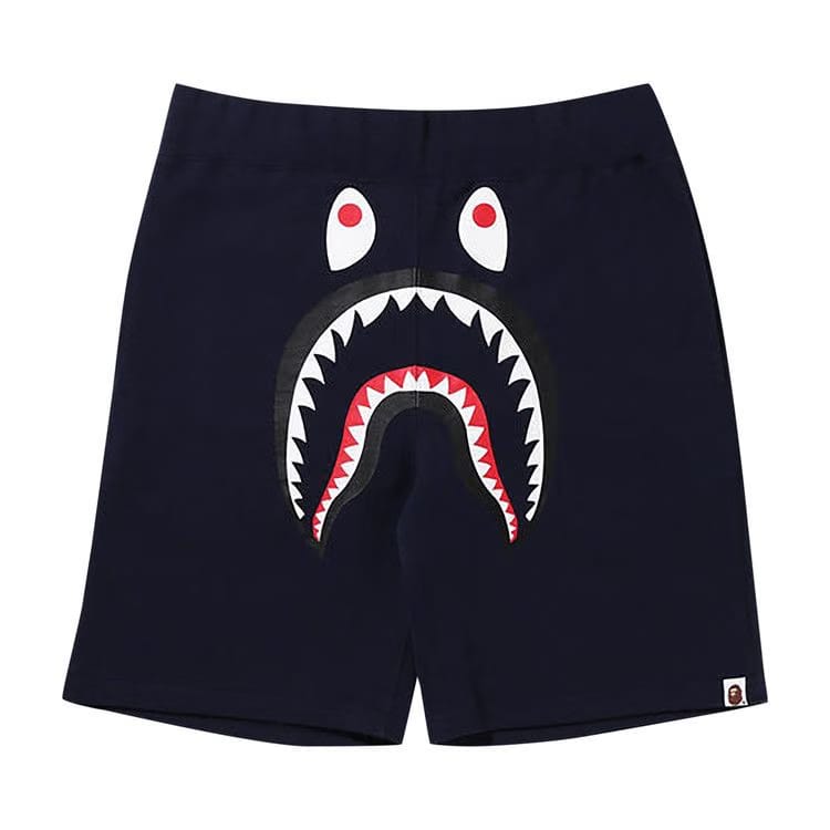 BAPE Shark Sweat Shorts Black