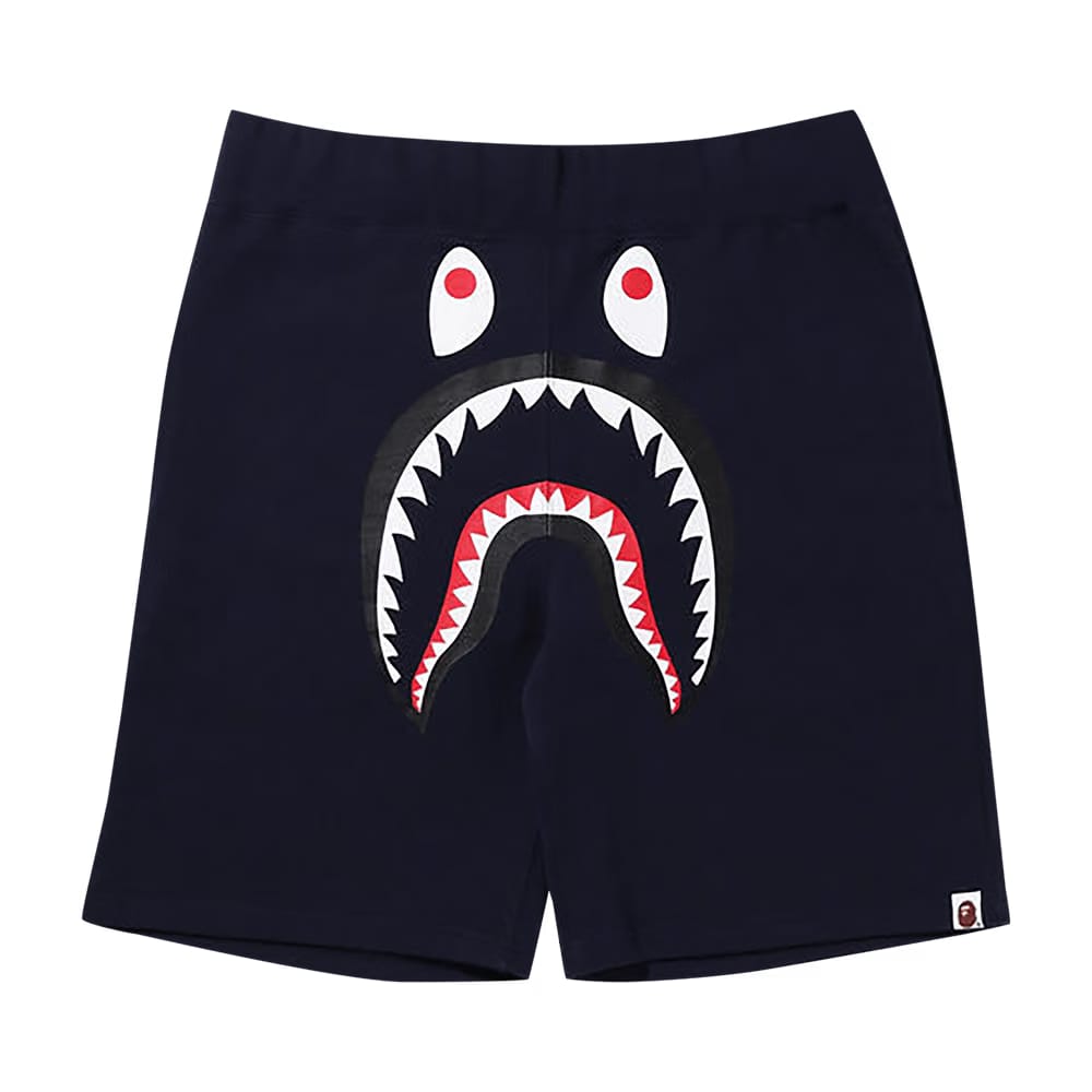 BAPE Shark Sweat Shorts Black