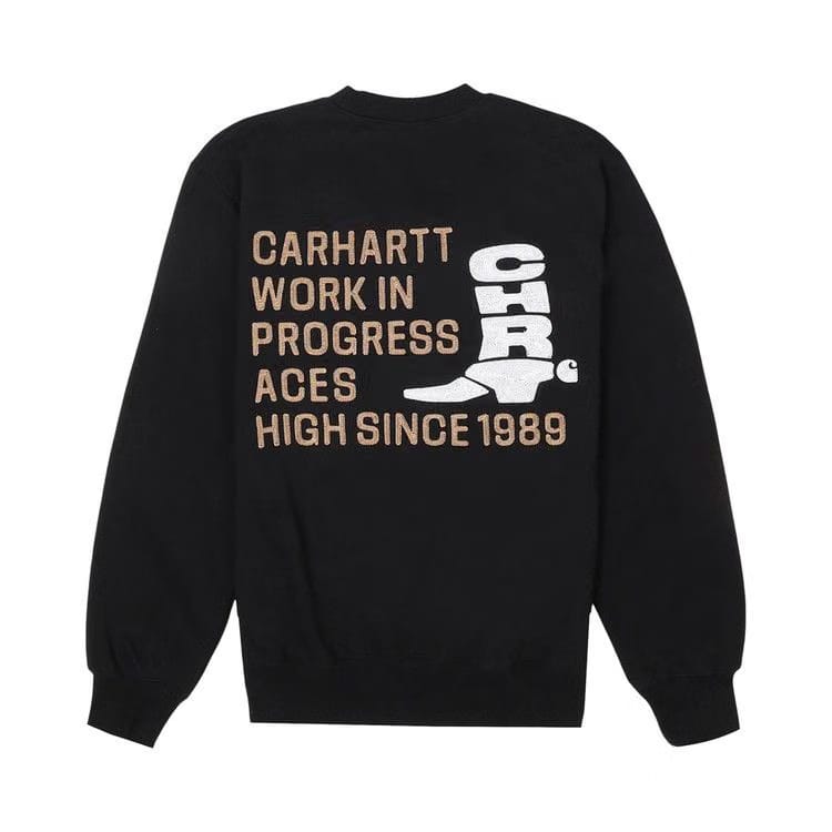 Carhartt WIP Boot Sweatshirt Black/Wax
