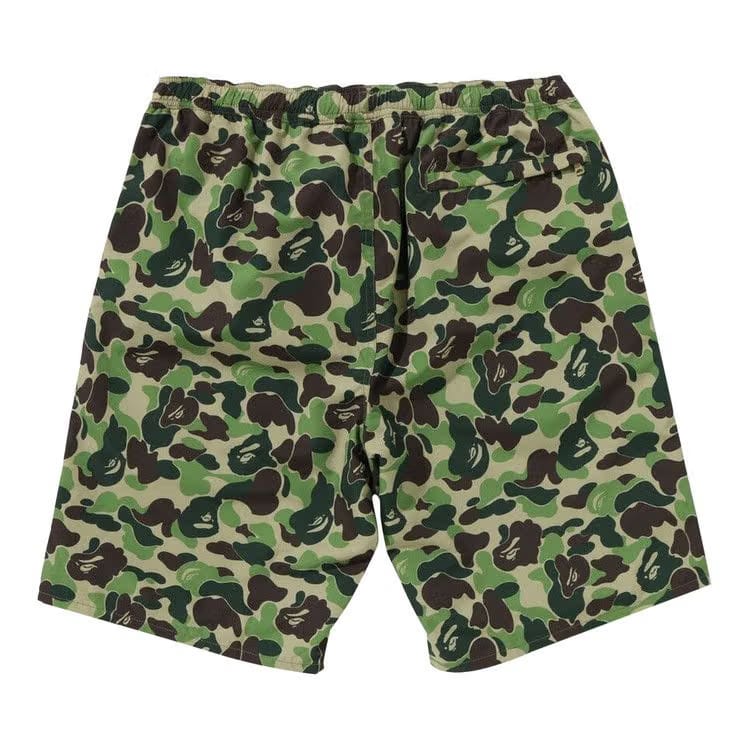 BAPE ABC Camo Beach Shorts Green