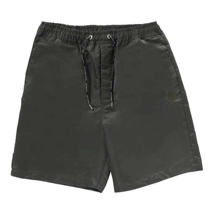BAPE Ape Head Nylon Twill Relaxed Fit Shorts Olive Drab