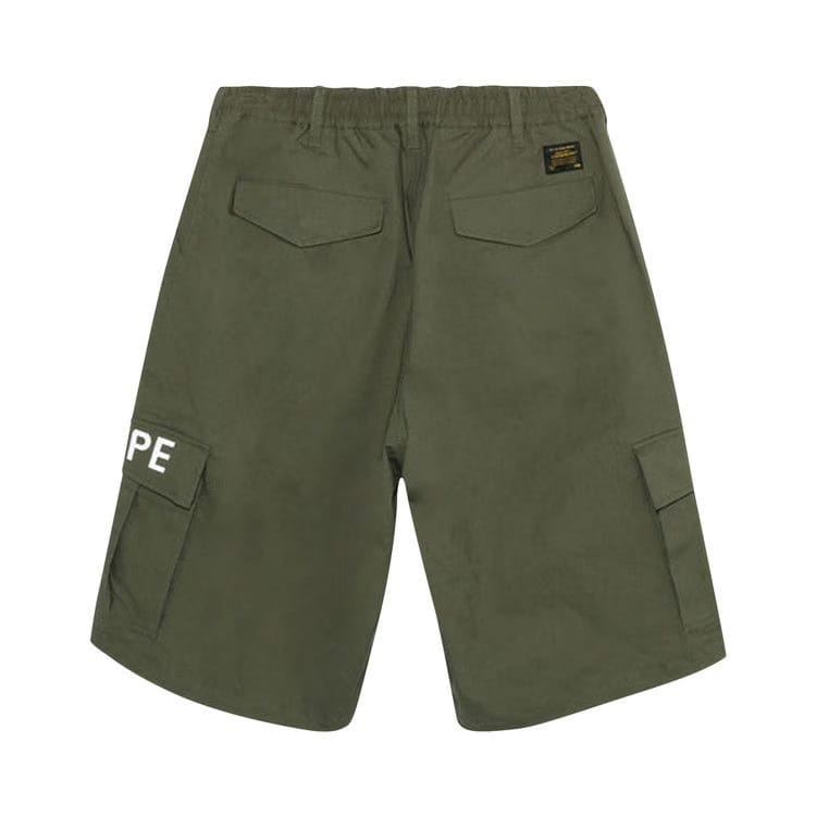 BAPE 6 Pocket Wide Fit Shorts Olive Drab