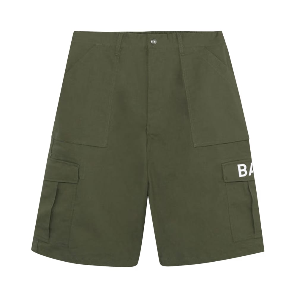 BAPE 6 Pocket Wide Fit Shorts Olive Drab