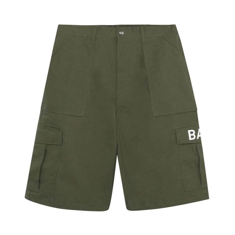 BAPE 6 Pocket Wide Fit Shorts Olive Drab