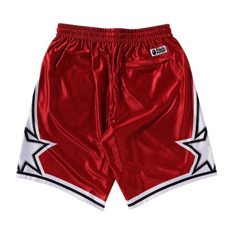 BAPE Reversible Basketball Shorts Red