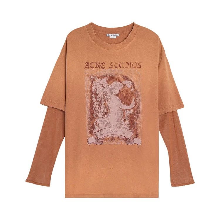 Acne Studios T-Shirt Rust Red