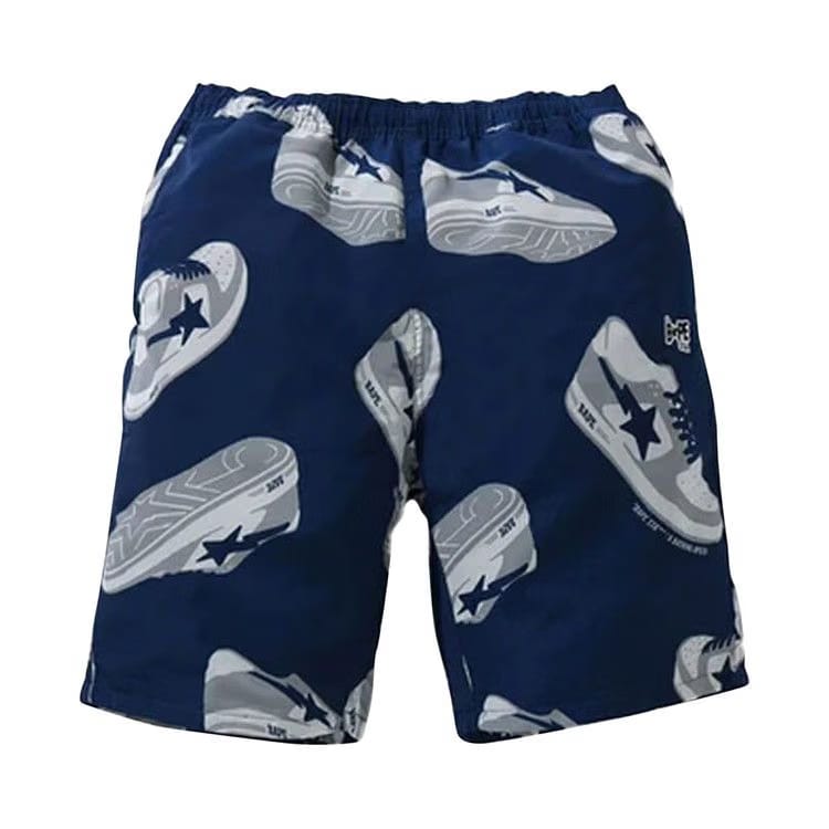 BAPE Random Bape Sta Track Shorts Navy
