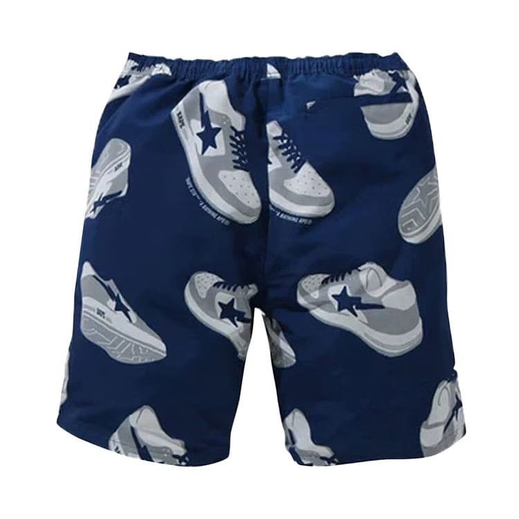 BAPE Random Bape Sta Track Shorts Navy