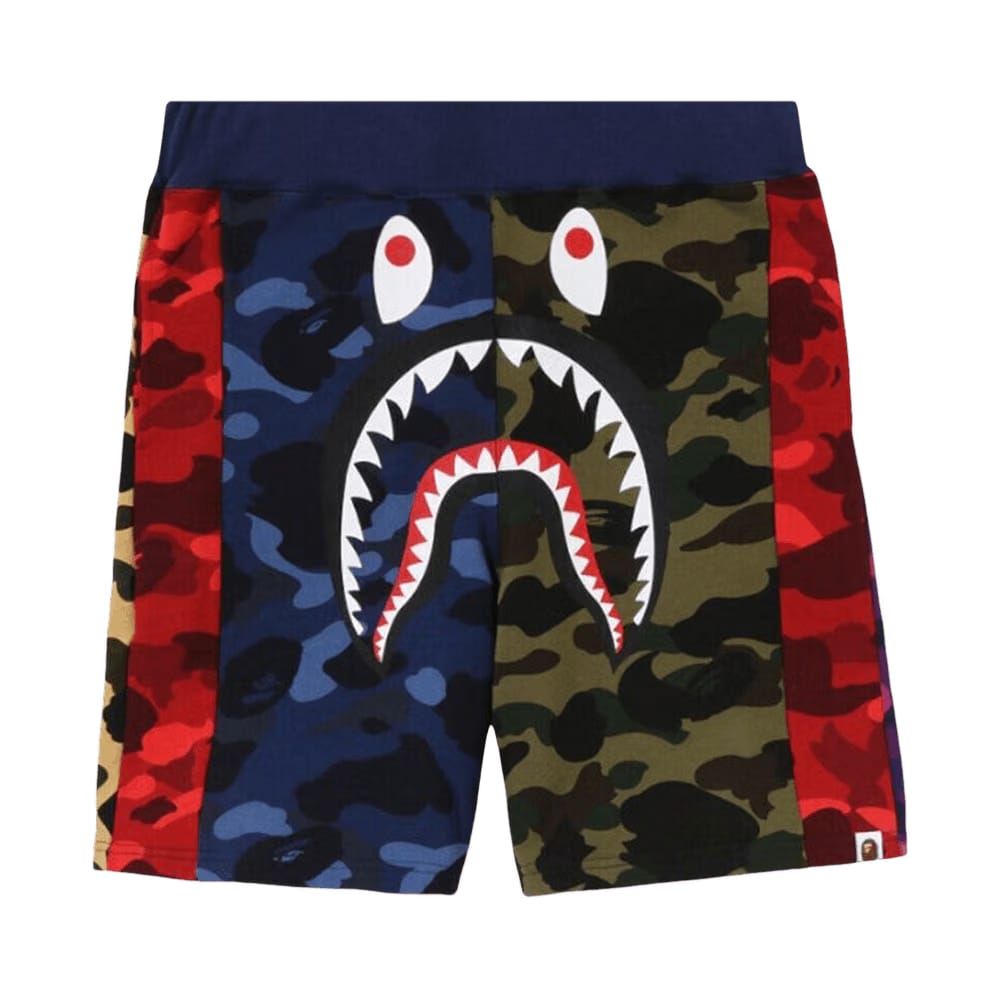 BAPE Mix Camo Crazy Sweatshorts Multicolor