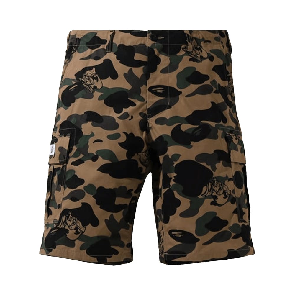BAPE Ursus Military Shorts Olive