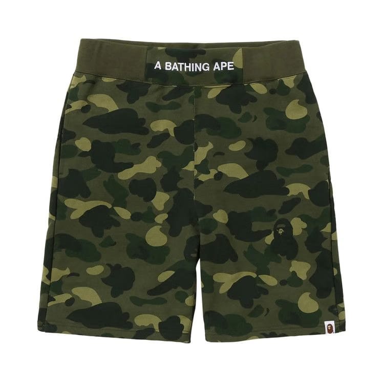 BAPE Color Camo Sweatshorts Green